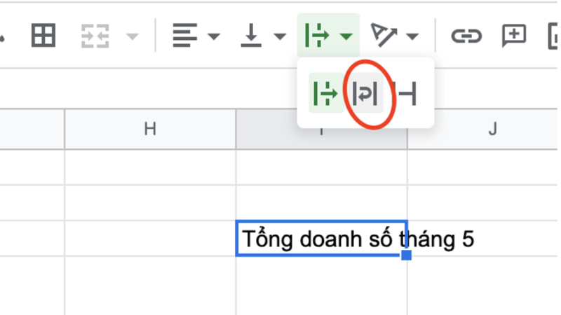 Hướng dẫn cách xuống dòng trong Google Sheet